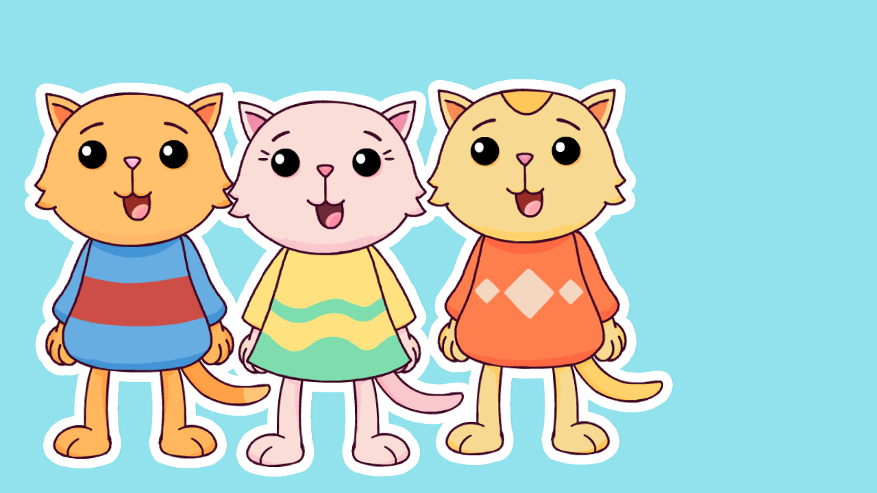 Three Little Kittens - Kids Songs - Mother Goose Club