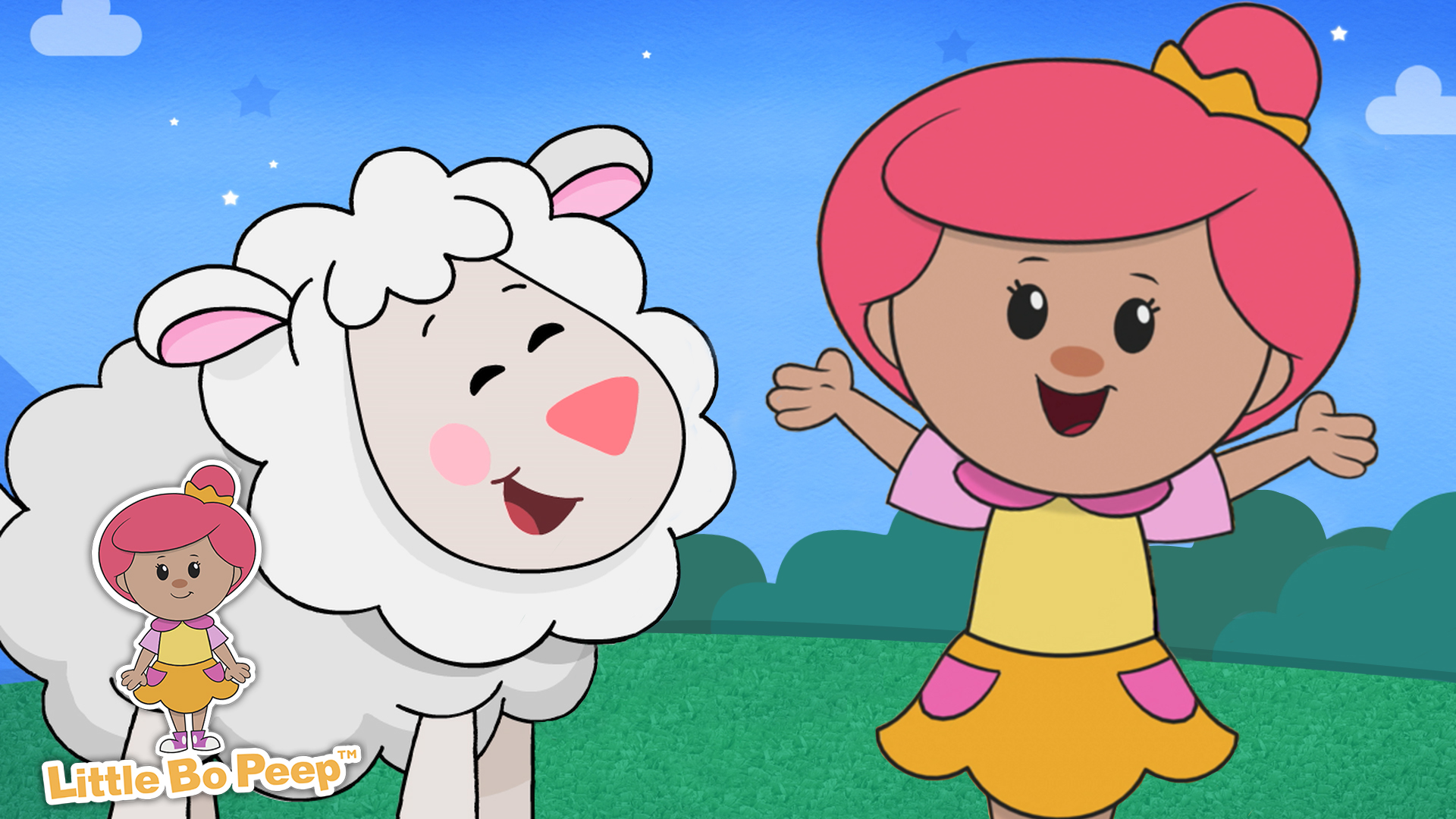 20150724 Little Bo Peep MGCA sticker Mother Goose Club