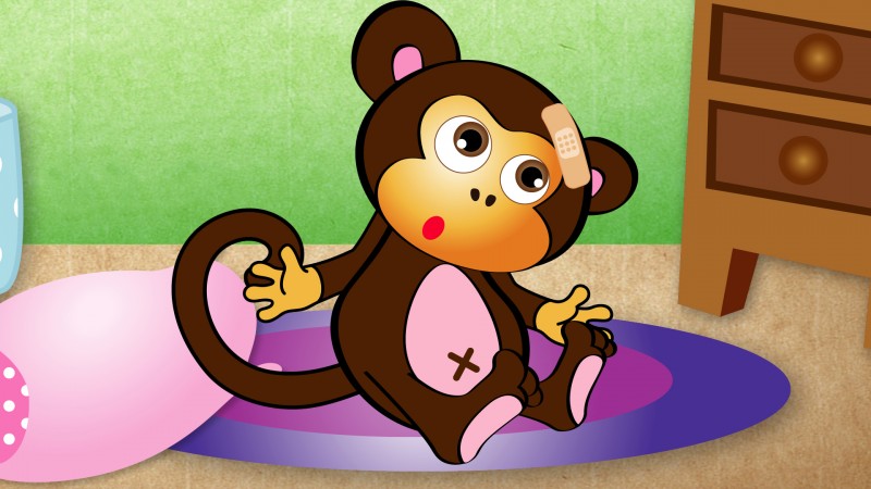 Five Little Monkeys animation