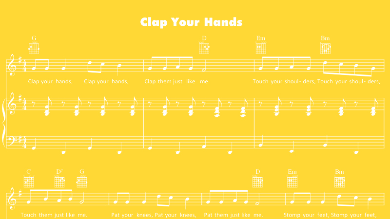 Image for Clap Your Hands – Sheet Music