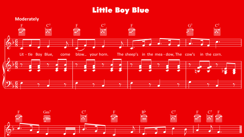 Image for Little Boy Blue – Sheet Music