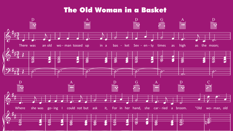 Image for Old Woman in a Basket – Sheet Music