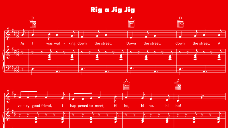 Image for Rig-a-Jig-Jig – Sheet Music