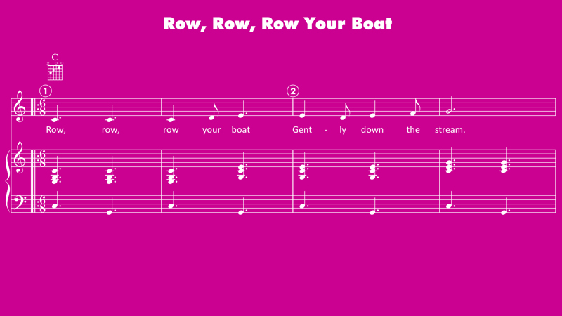 Image for Row Row Row Your Boat – Sheet Music
