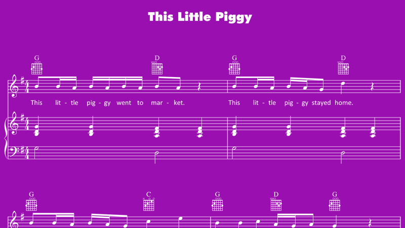 Image for This Little Piggy – Sheet Music