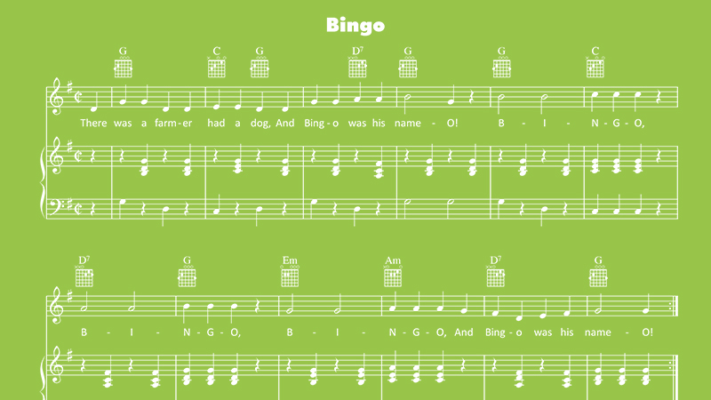 Image for Bingo – Sheet Music