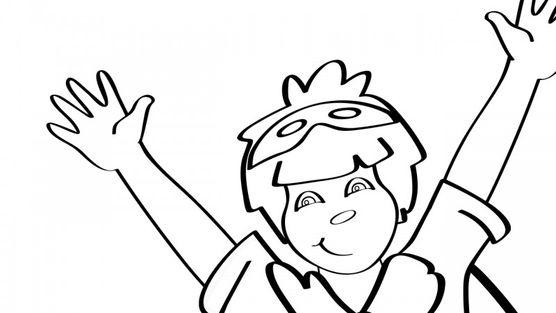 Image for Jack Be Nimble – Coloring Page