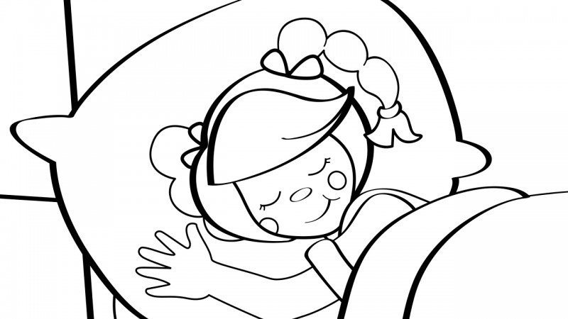 Image for Lazy Mary – Coloring Page