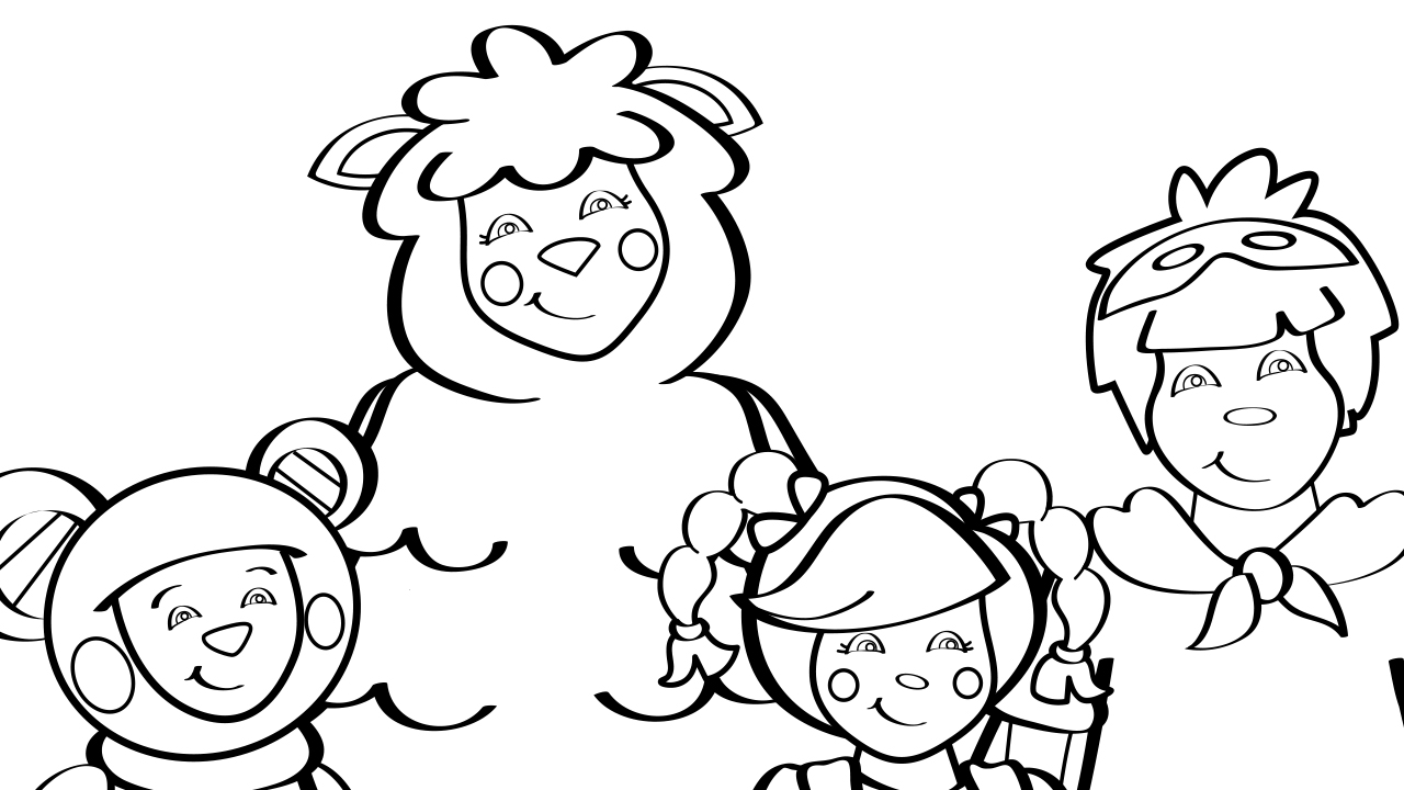 Mother Goose Club Theme Song Coloring Page