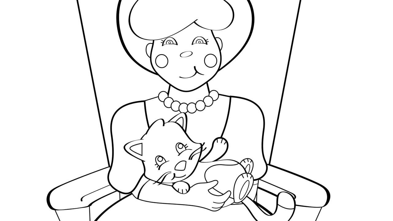 Pussy Cat Pussy Cat Coloring Page Mother Goose Club