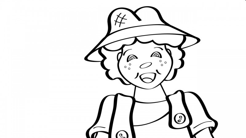 Image for The Farmer in the Dell – Coloring Page
