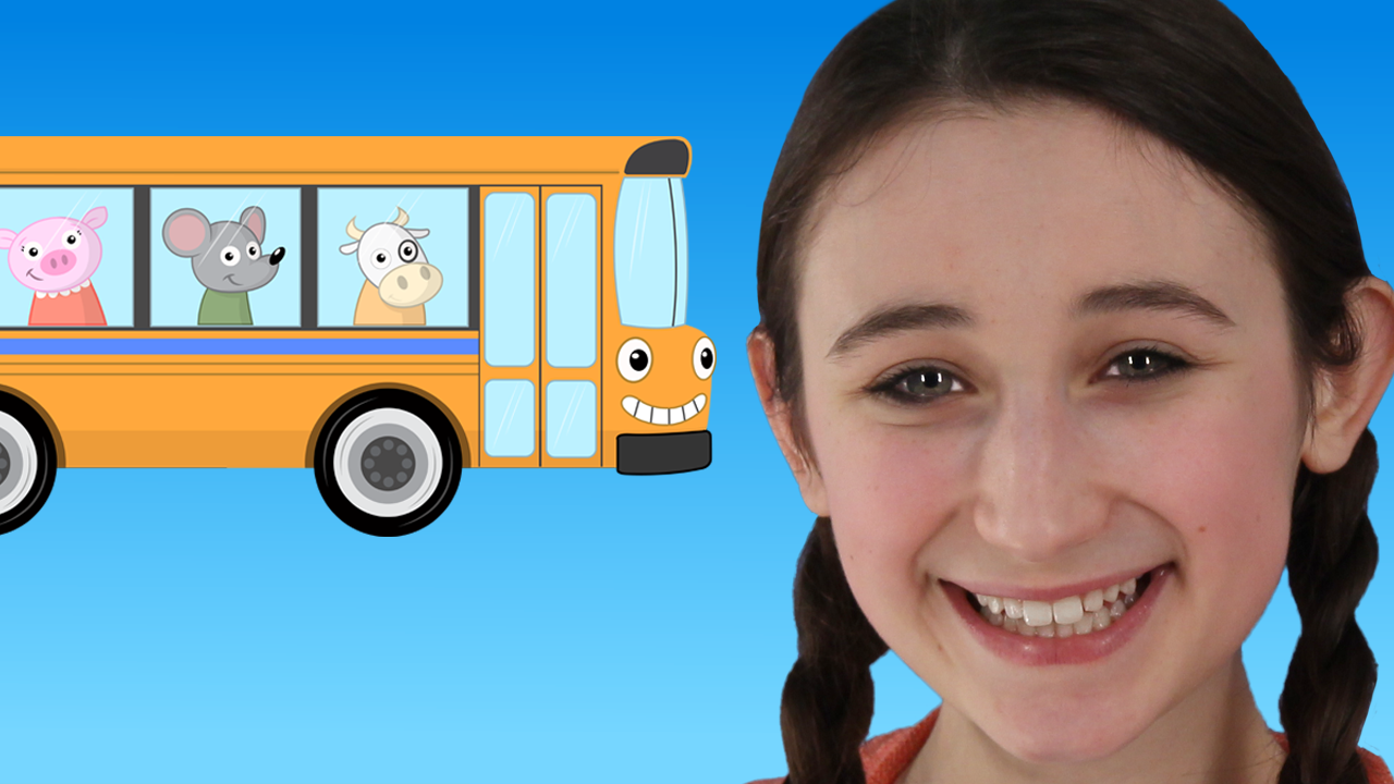 The Wheels on the Bus (read along) - Nursery Rhymes - Mother Goose Club