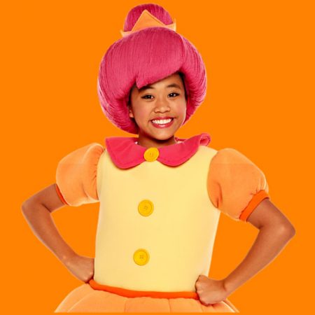 Bailey plays Little Bo Peep.