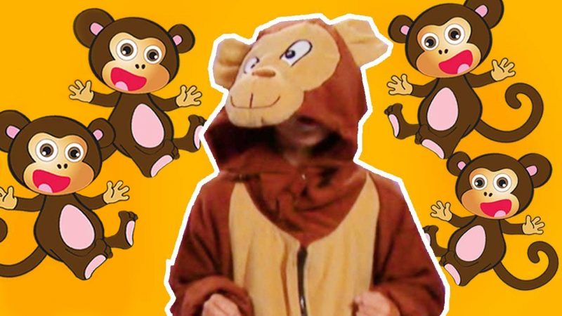 Five Little Monkeys dress up