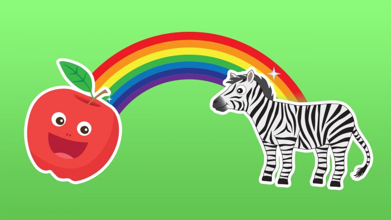 Apple to Zebra video