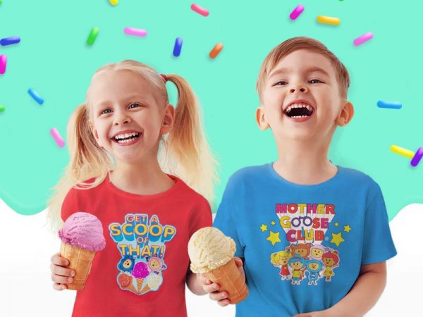 Happy kids on the go
