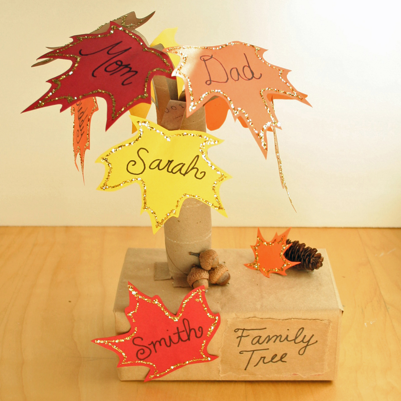 Fall tree craft family