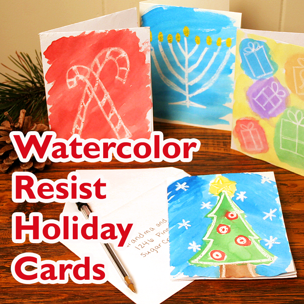 Watercolor holiday cards craft final