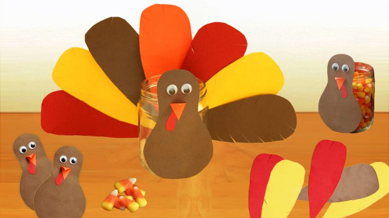 DIY Thanksgiving Turkey Craft - Mother Goose Club