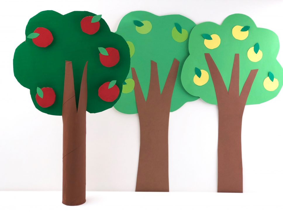 Apple Tree Craft for the Spring Mother Goose Club