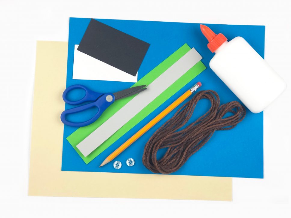 Father's Day Hand Tracing Craft materials