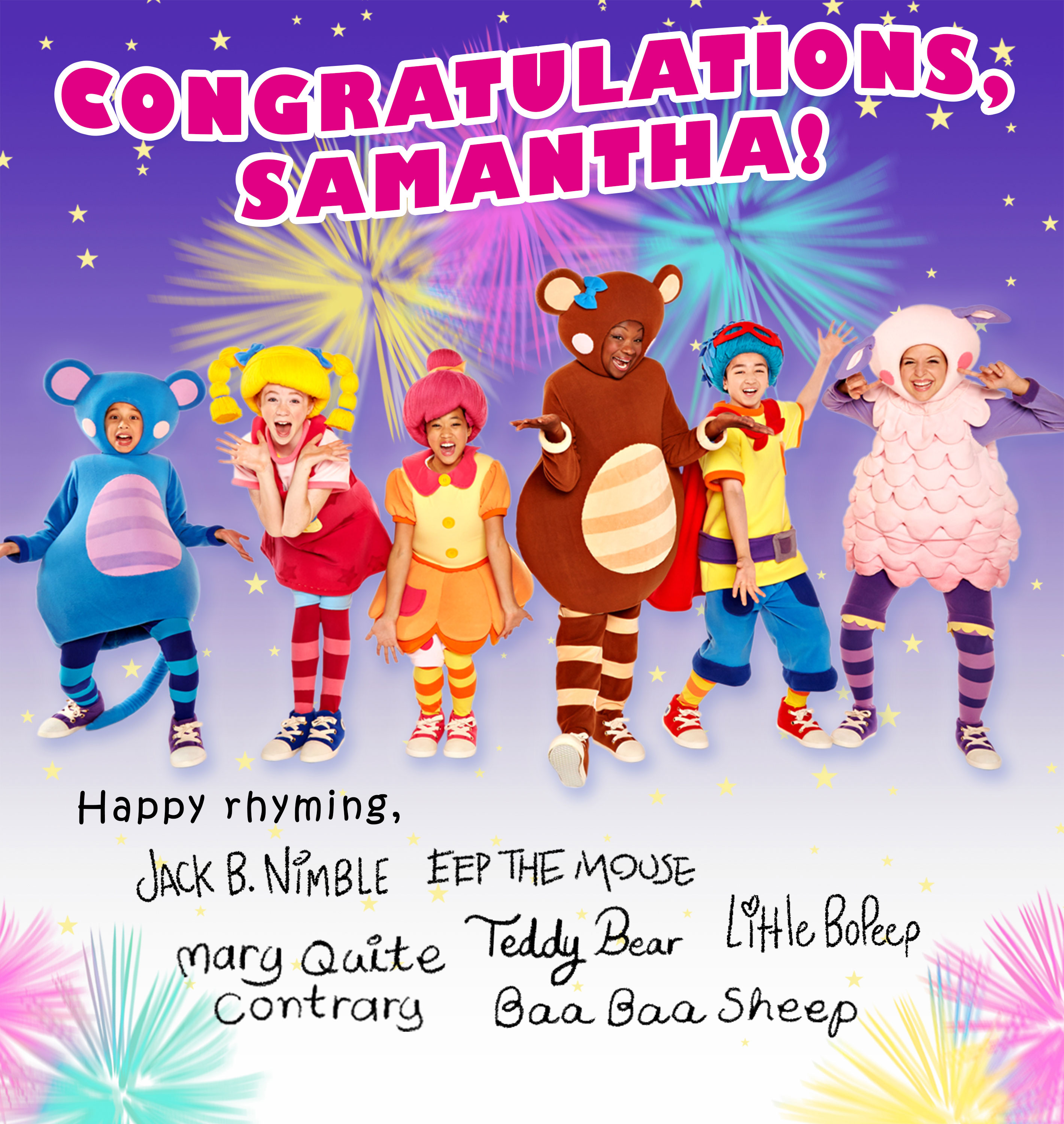 Congratulations Samantha card