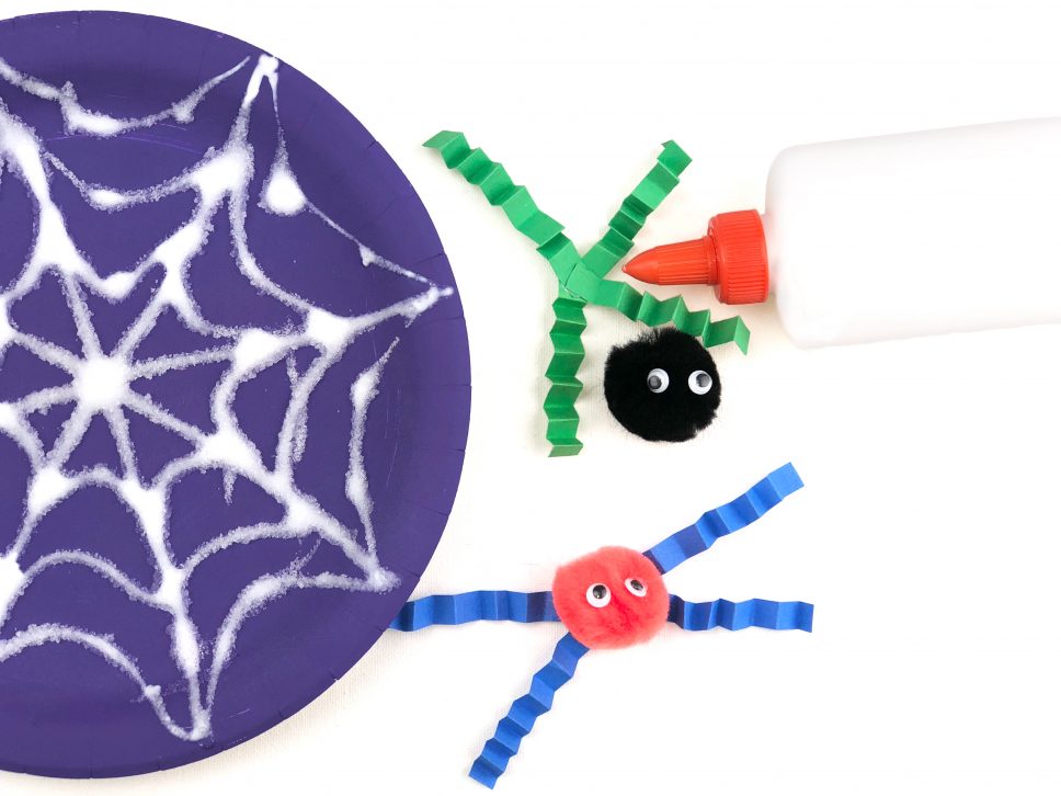 Halloween Spider Craft step 4