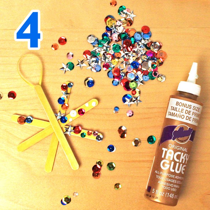 Twinkling Star Ornament Craft step 4