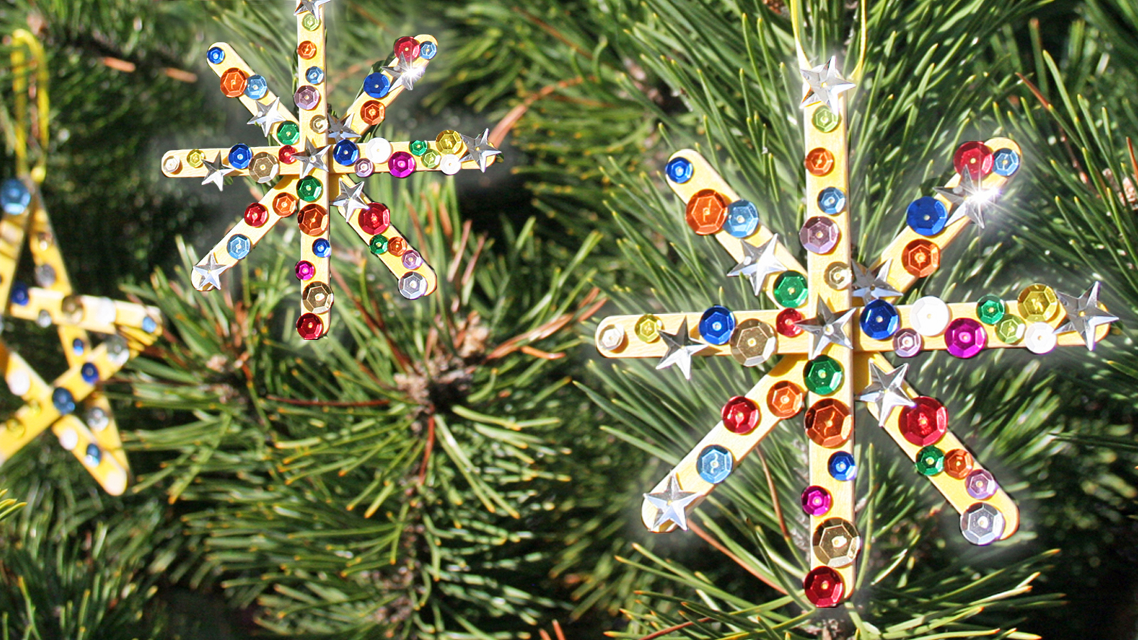 Twinkling Star Ornament Craft - Mother Goose Club