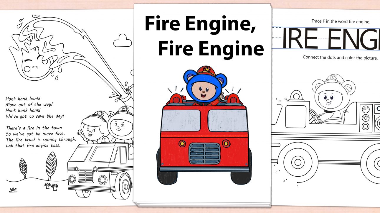 Fire Engine, Fire Engine Printables