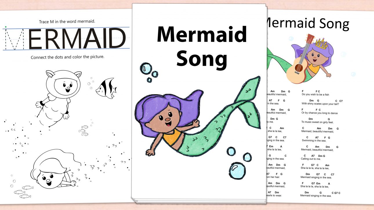 Mermaid Song Printables