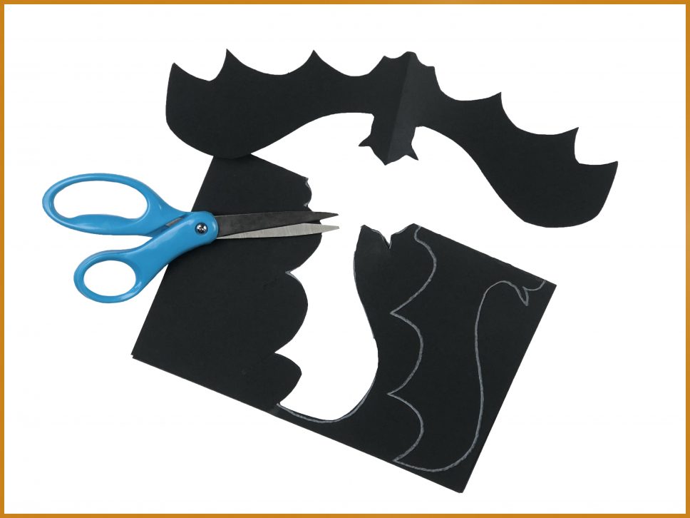 Halloween Paper Bats Craft - Mother Goose Club