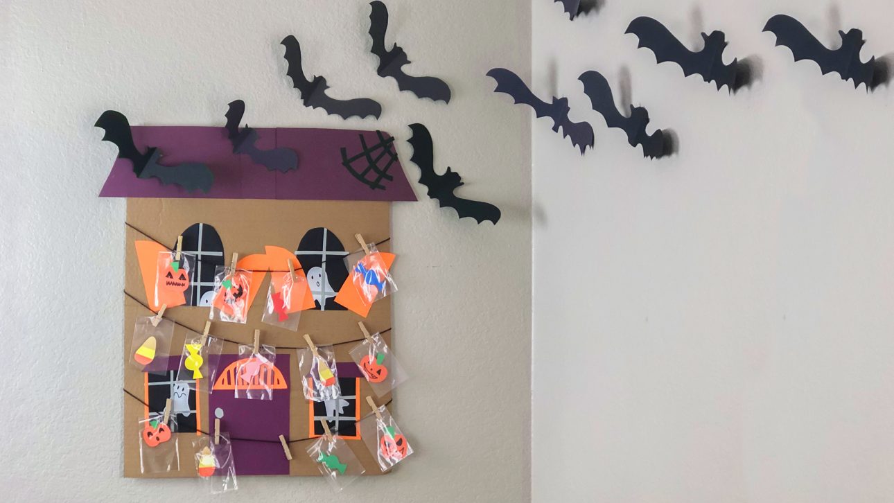 Halloween Paper Bats Craft - Mother Goose Club