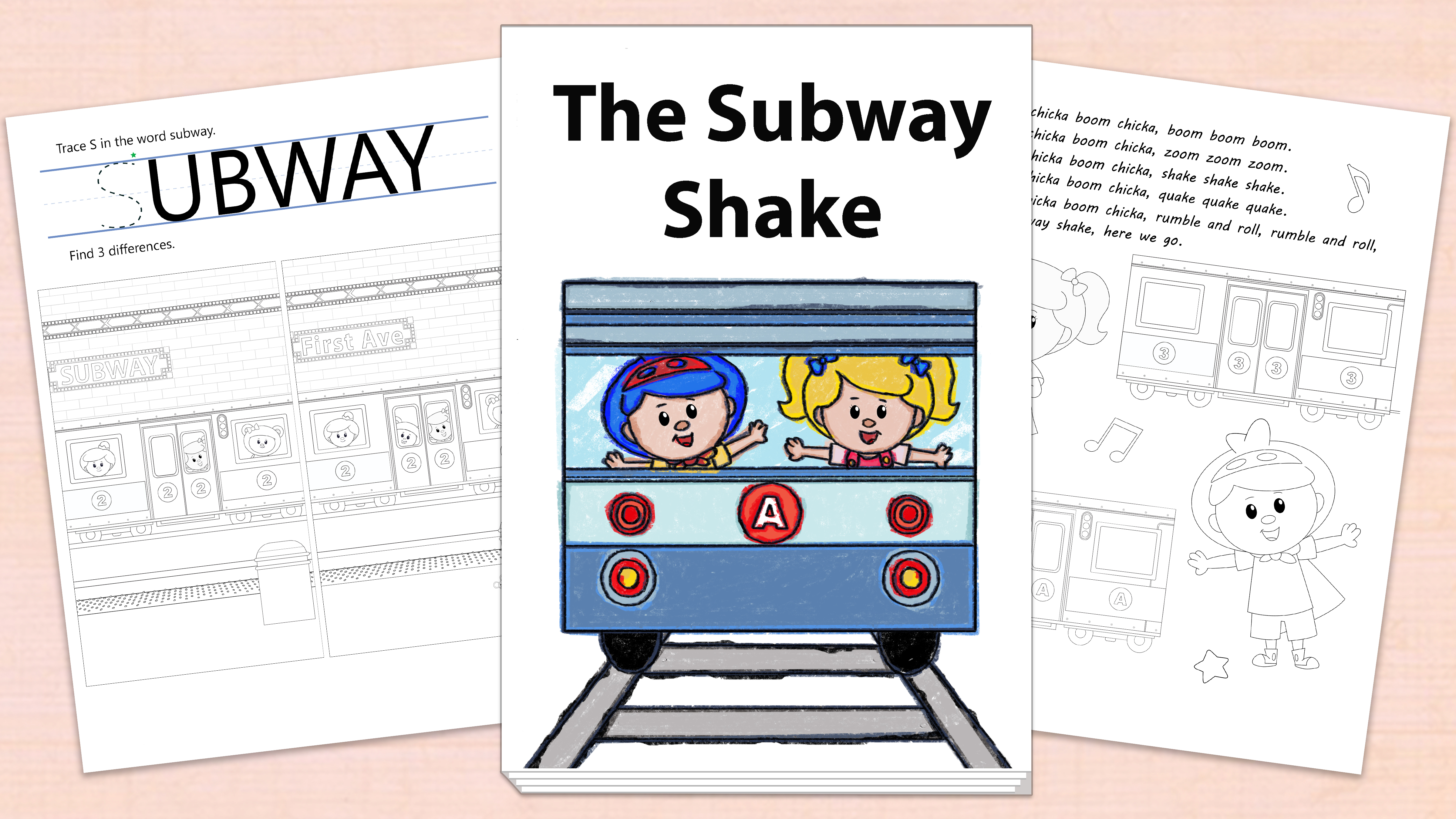 'The Subway Shake' Printables