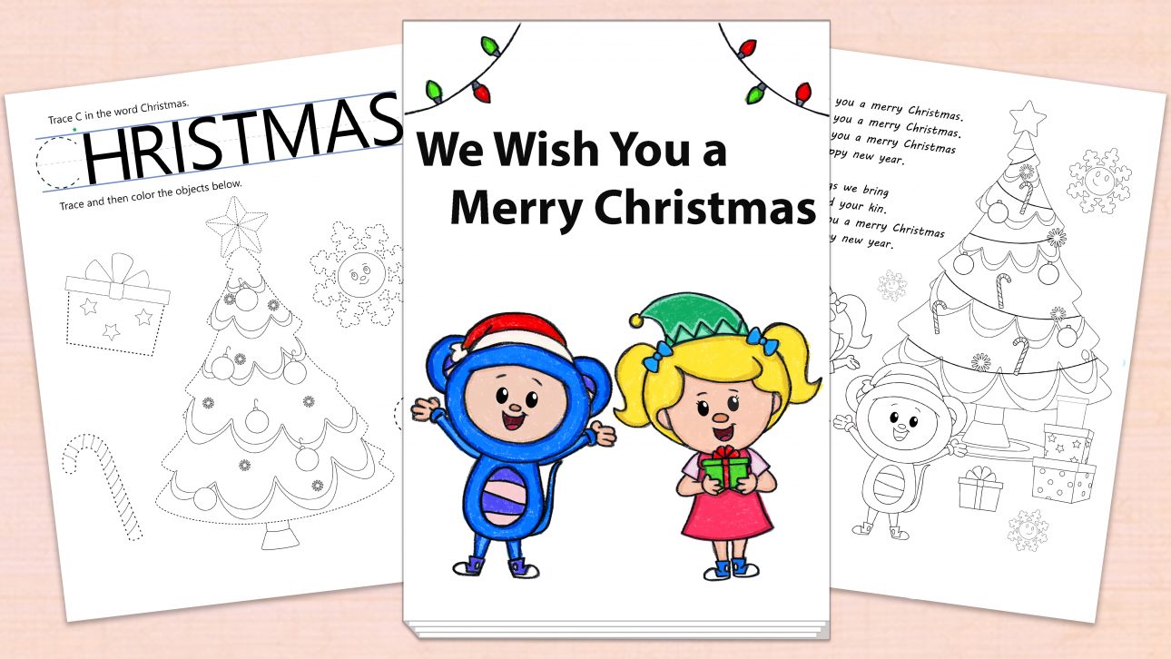 We Wish You a Merry Christmas Printables