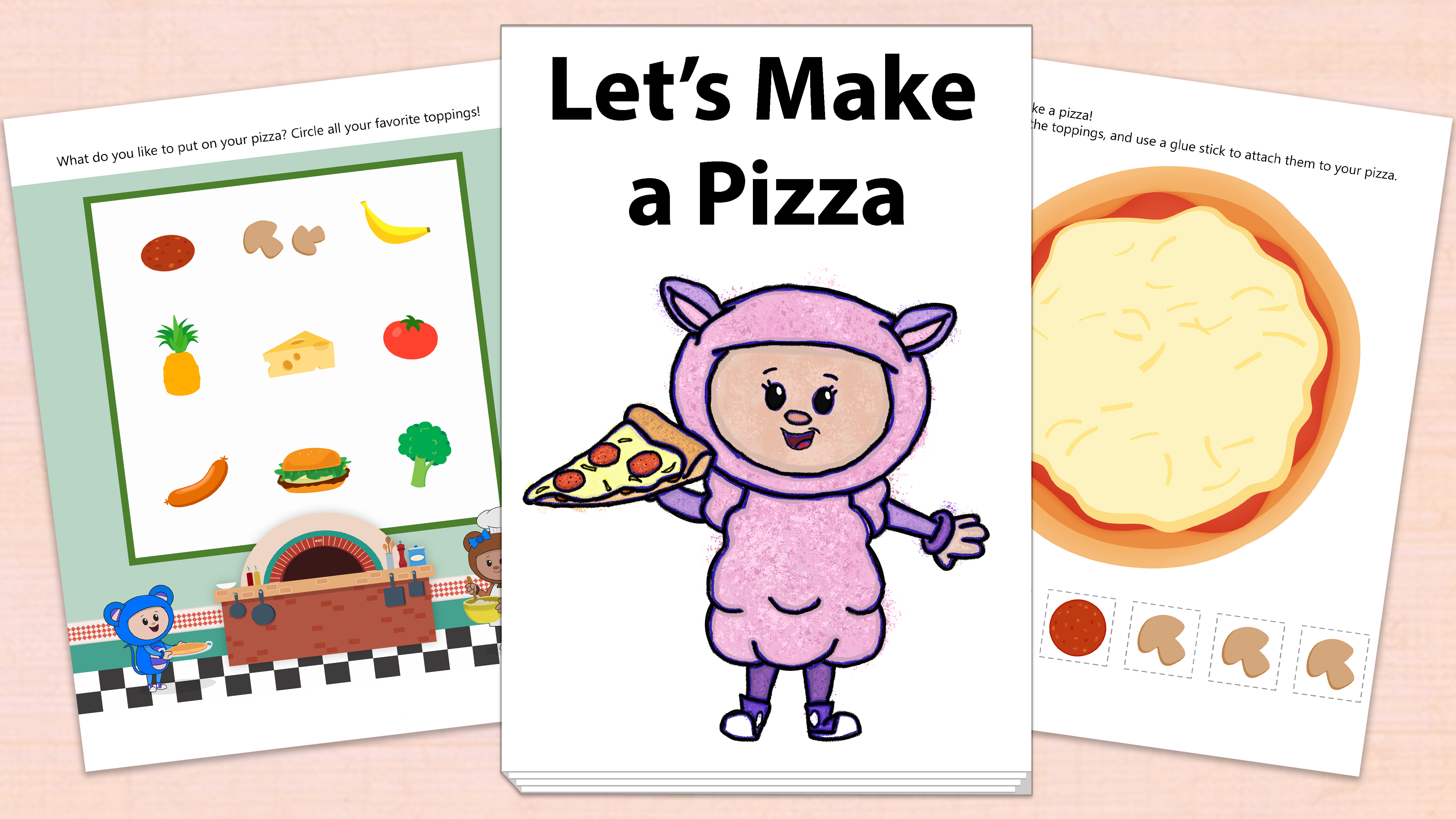 'Let's Make a Pizza' Printables