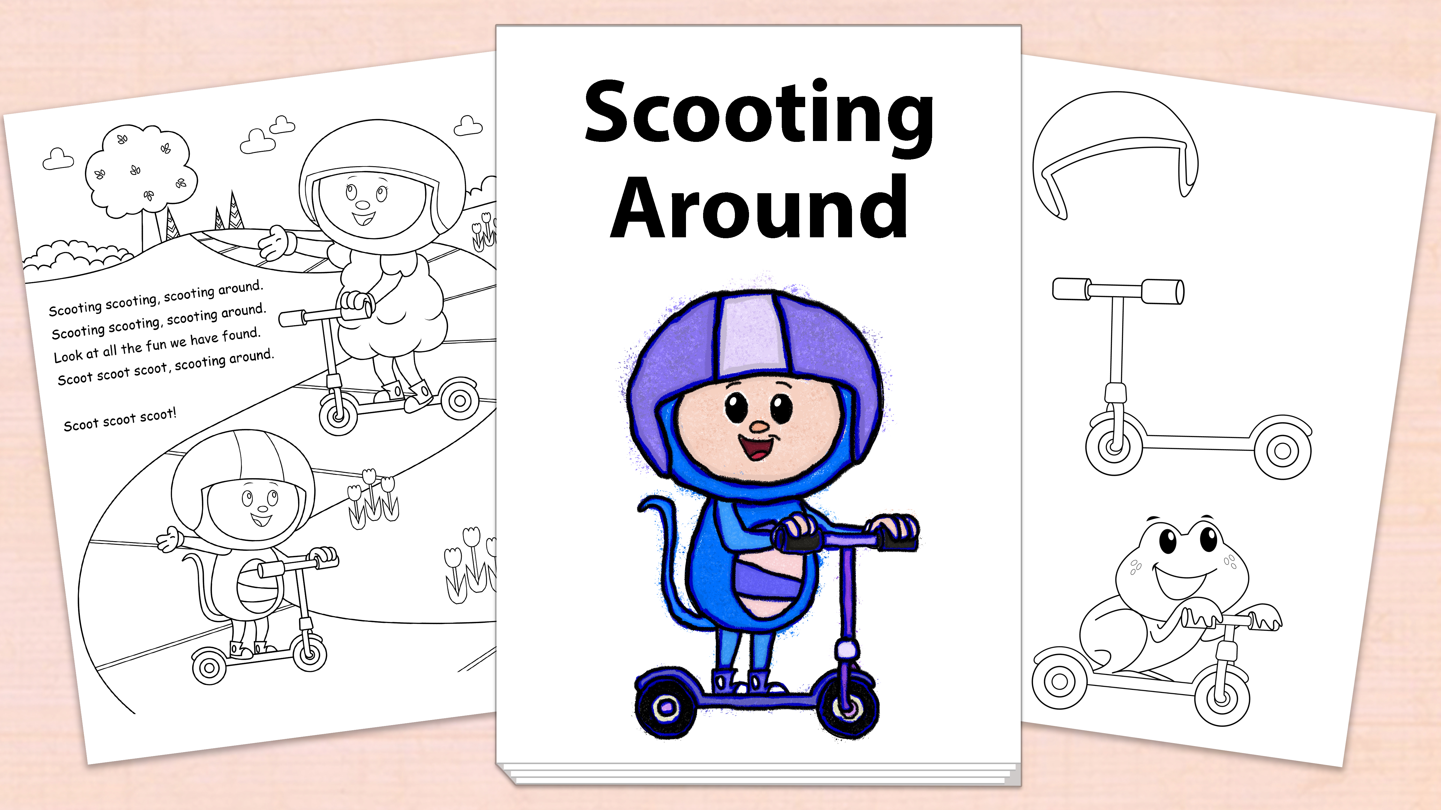 'Scooting Around' Printables