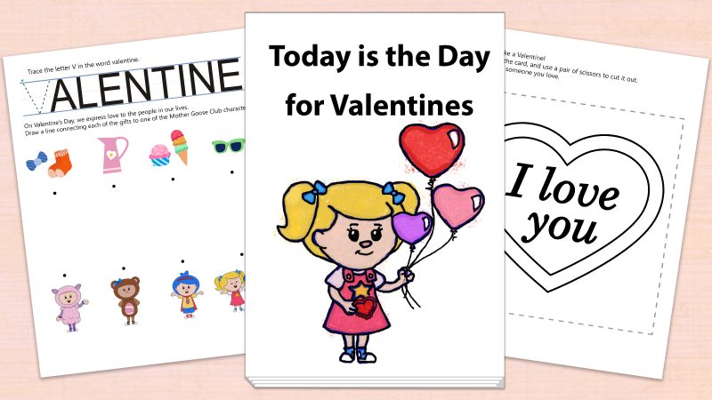 Image for Today is the Day for Valentines – Printables