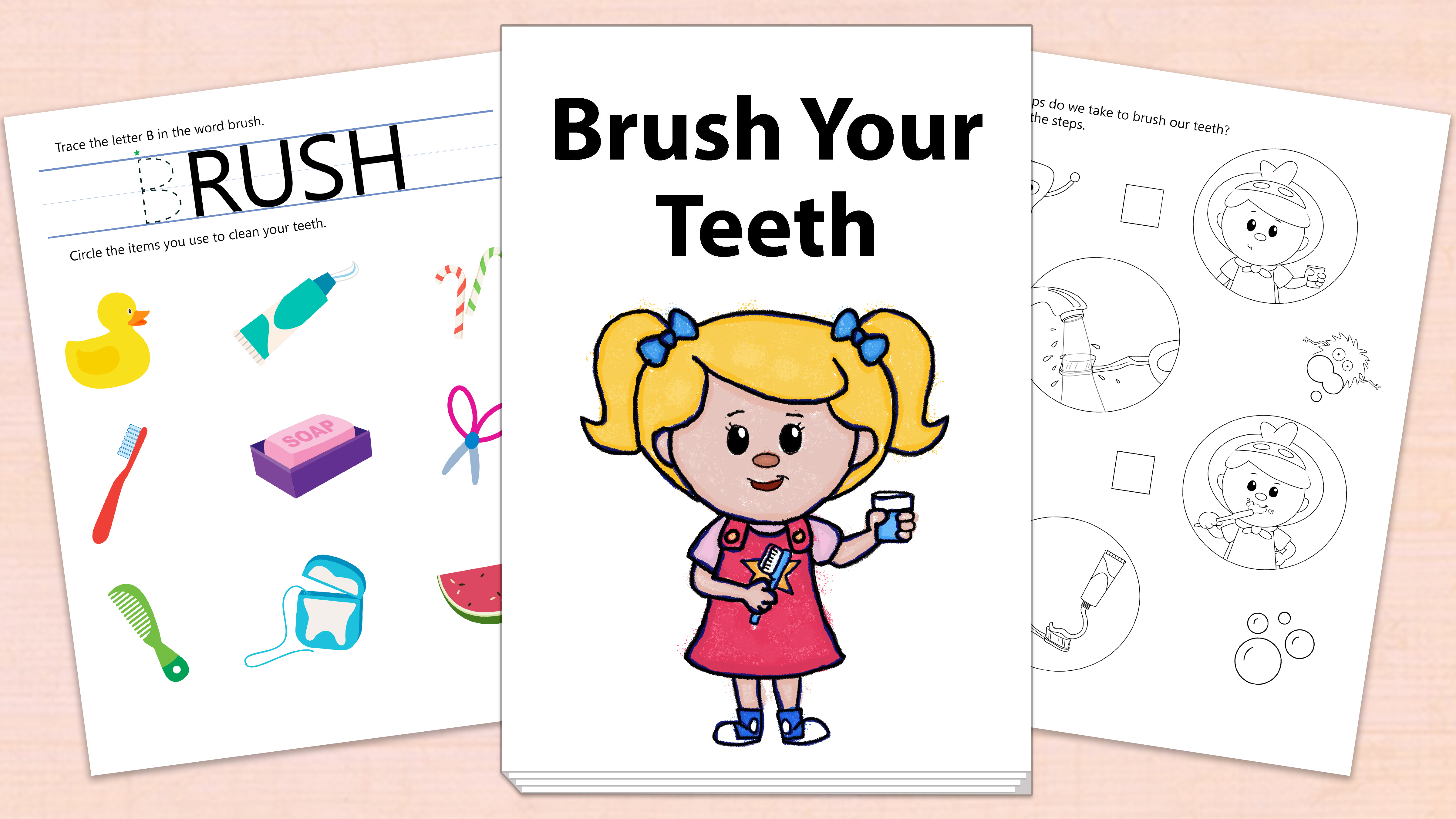 'Brush Your Teeth' Printables