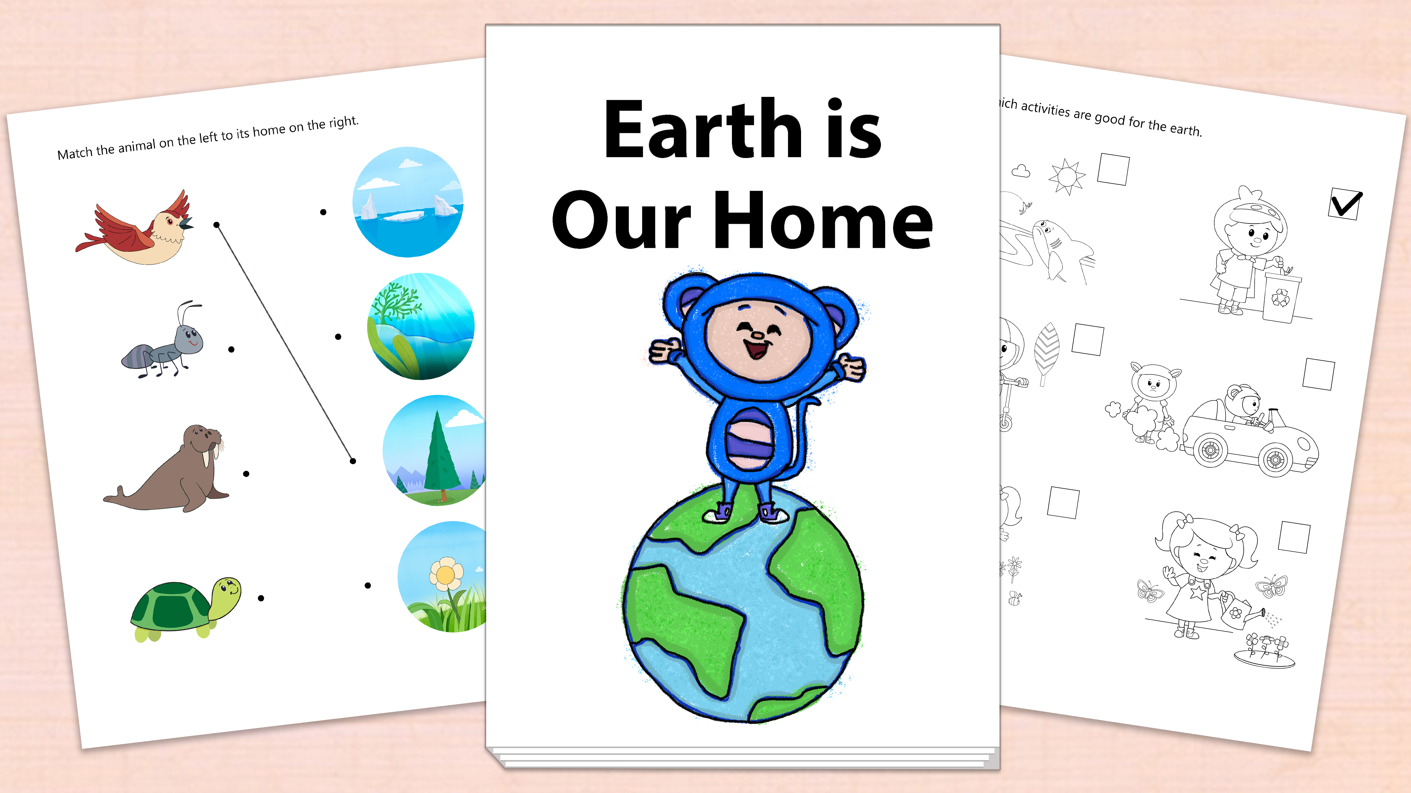 'Earth is Our Home' Printables