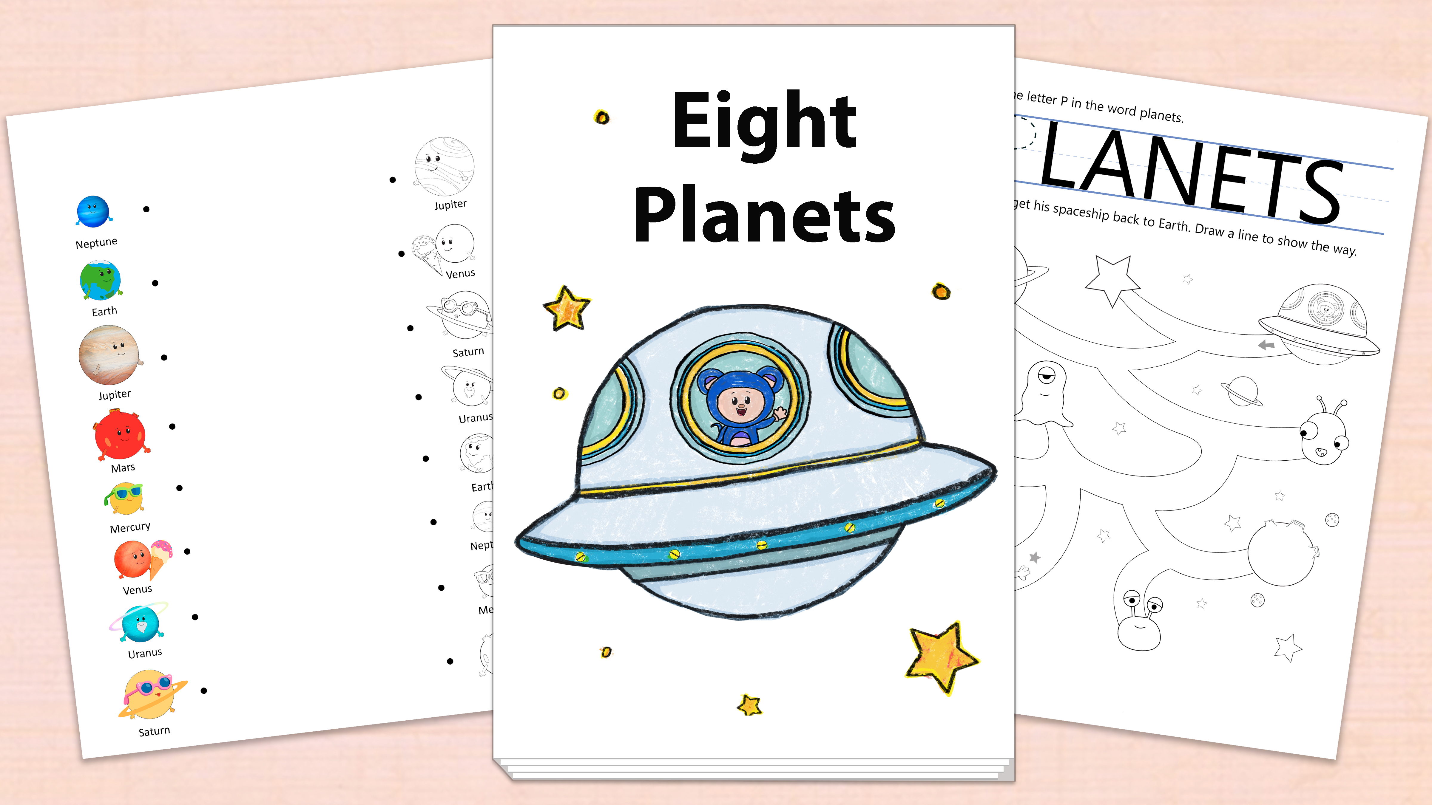 'Eight Planets' Printables