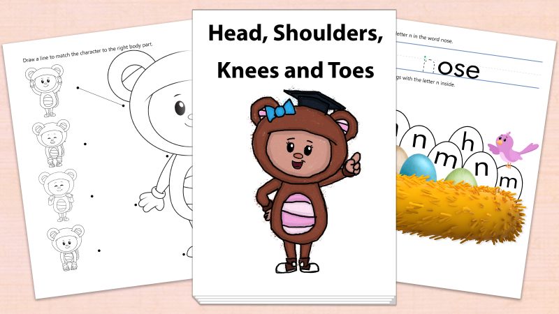 Image for Head, Shoulders, Knees and Toes – Printables