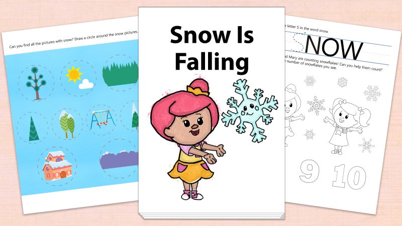 Image for Snow Is Falling – Printables