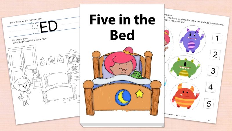 Image for Five in the Bed – Printables