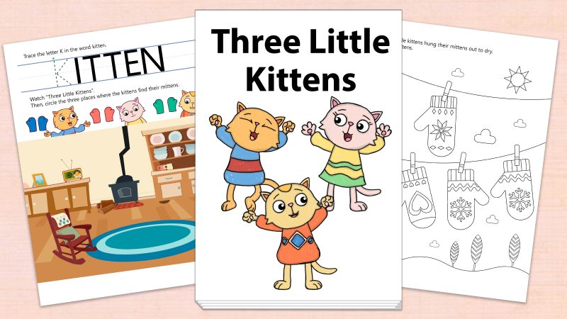 Image for Three Little Kittens – Printables