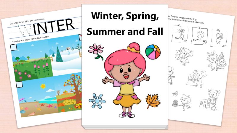 Image for Winter, Spring, Summer and Fall – Printables