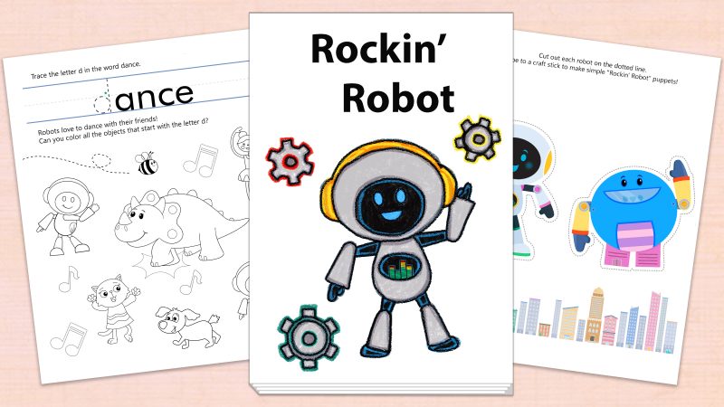 Image for Rockin’ Robot – Printables