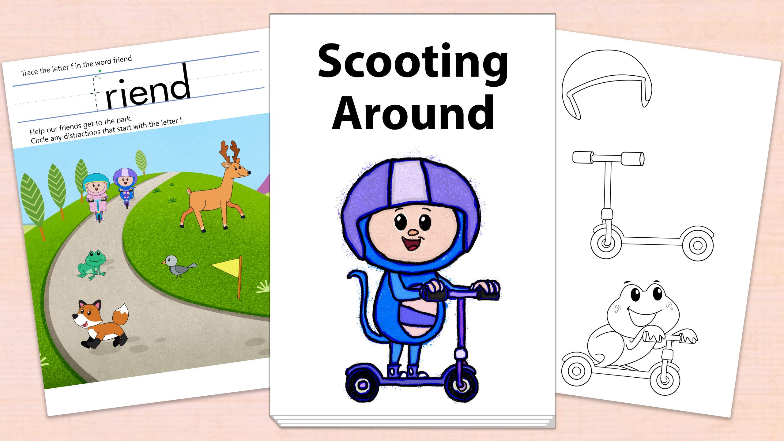 Scooting Activity Scooting Around - Printables - Mother Goose Club