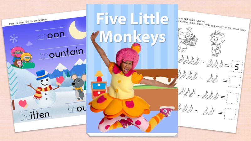 Image for Five Little Monkeys – Printables