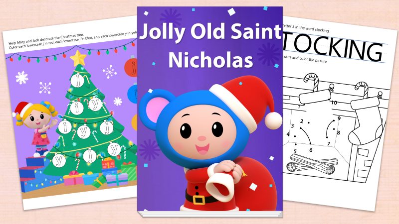 Image for Jolly Old Saint Nicholas – Printables